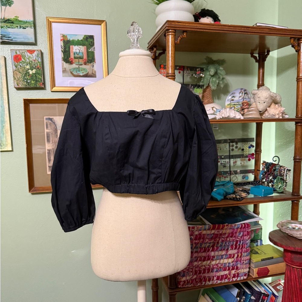 Vixen by Micheline Pitt Black Shirt